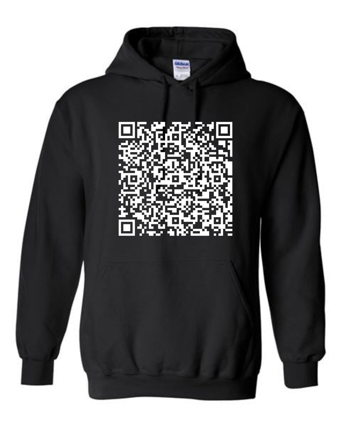 QR Code Middle Finger Hoodie